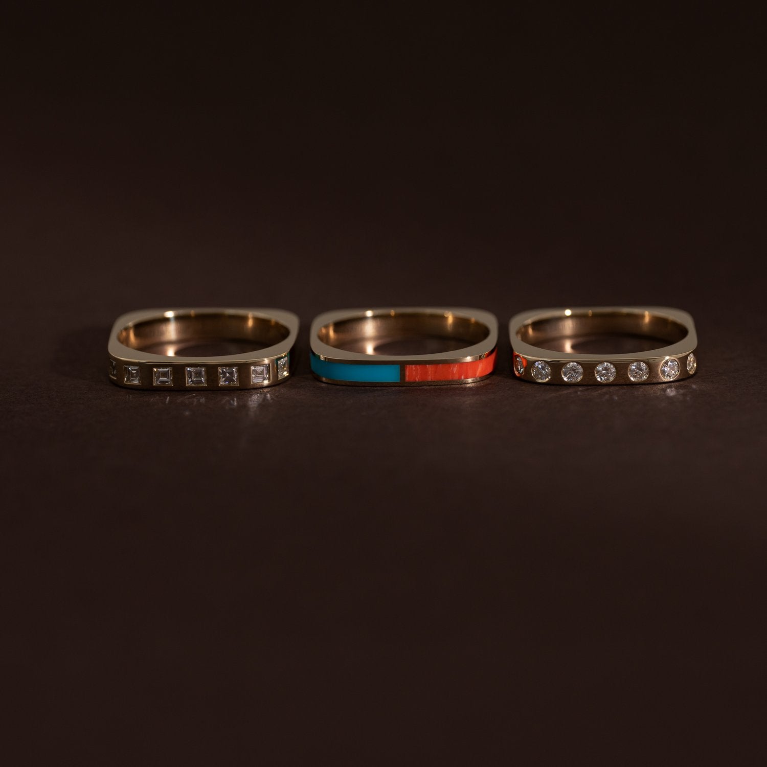 Kvadrat Round Diamonds Ring