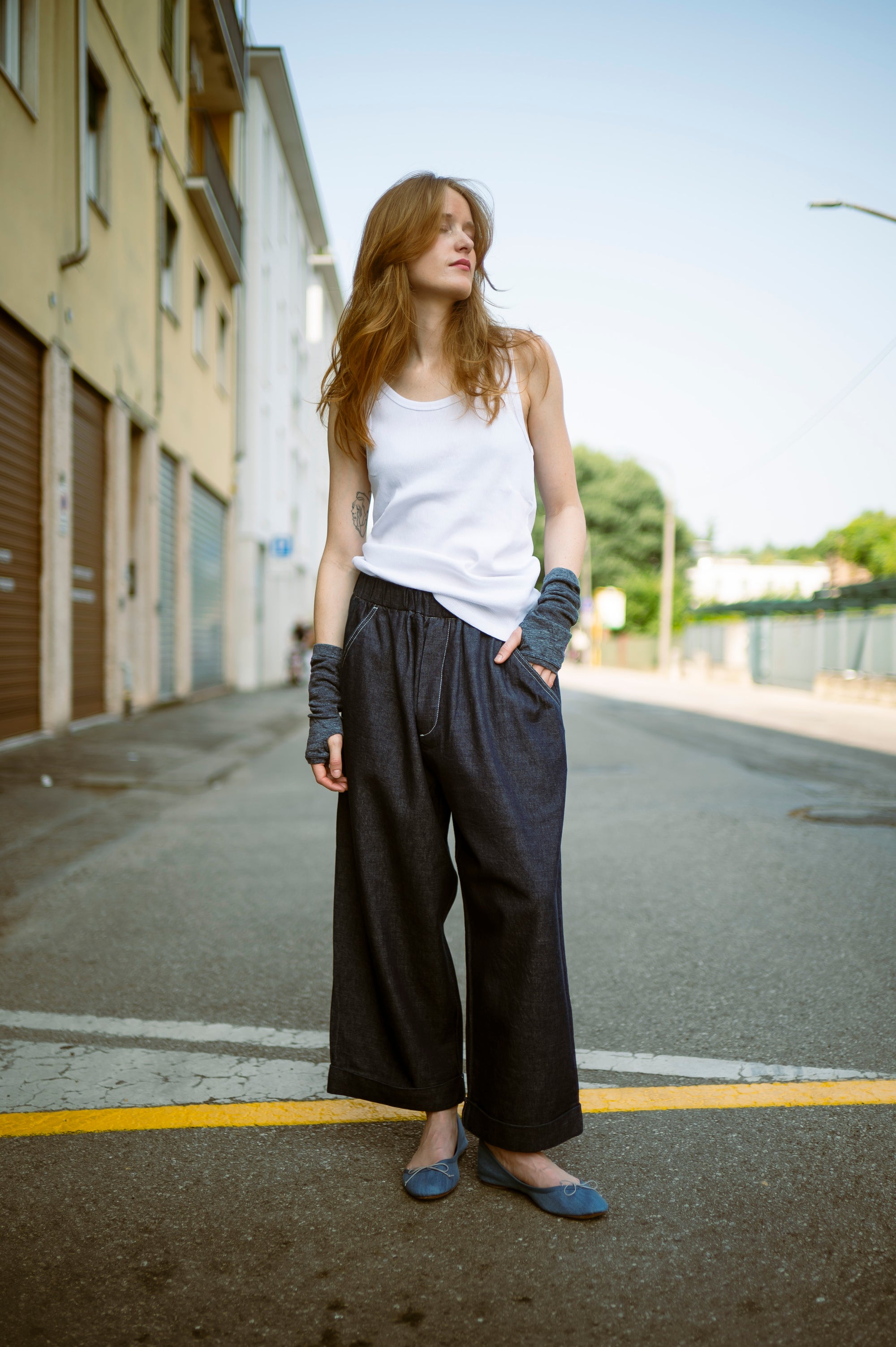Type 169 Perp Pant in Light Denim Rinse