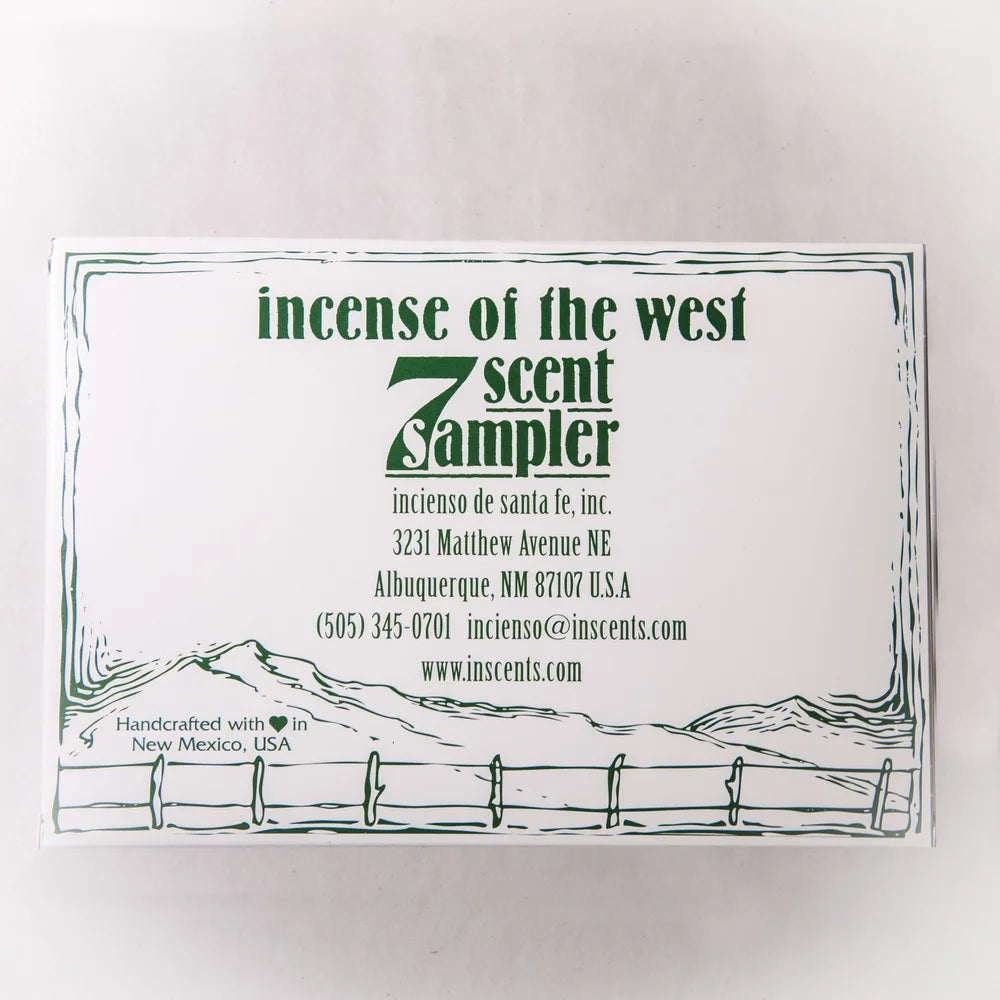 Incense of the West Seven Scent Sampler