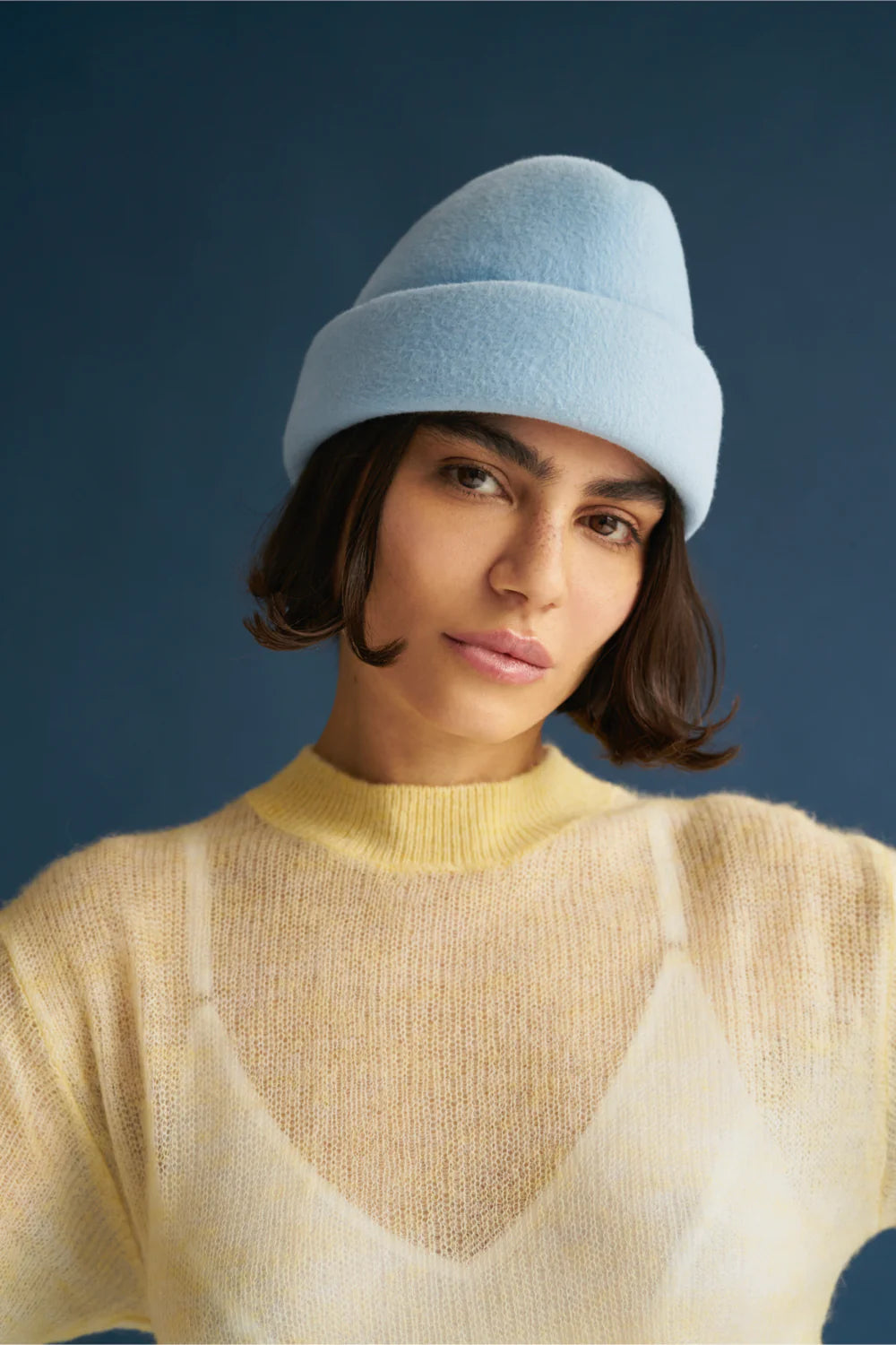 Coeur Beanie in Teal