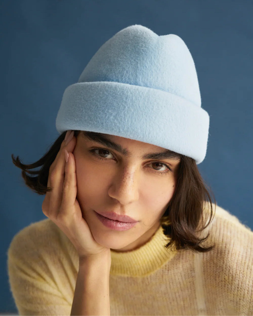 Coeur Beanie in Teal