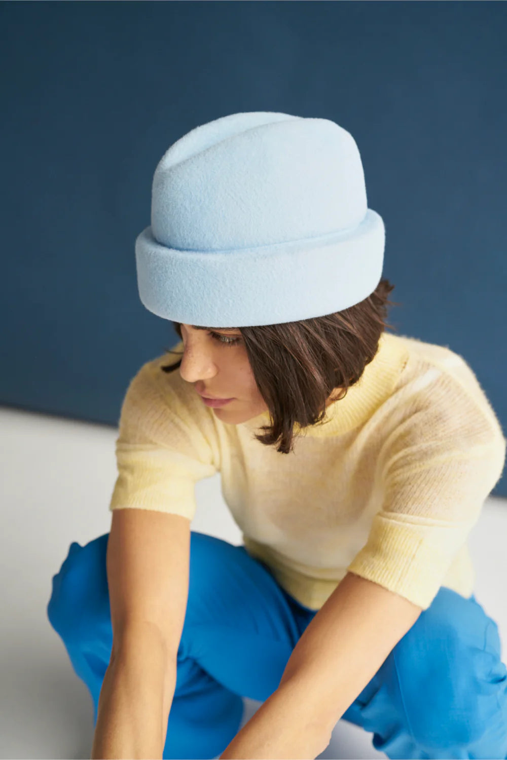 Coeur Beanie in Teal