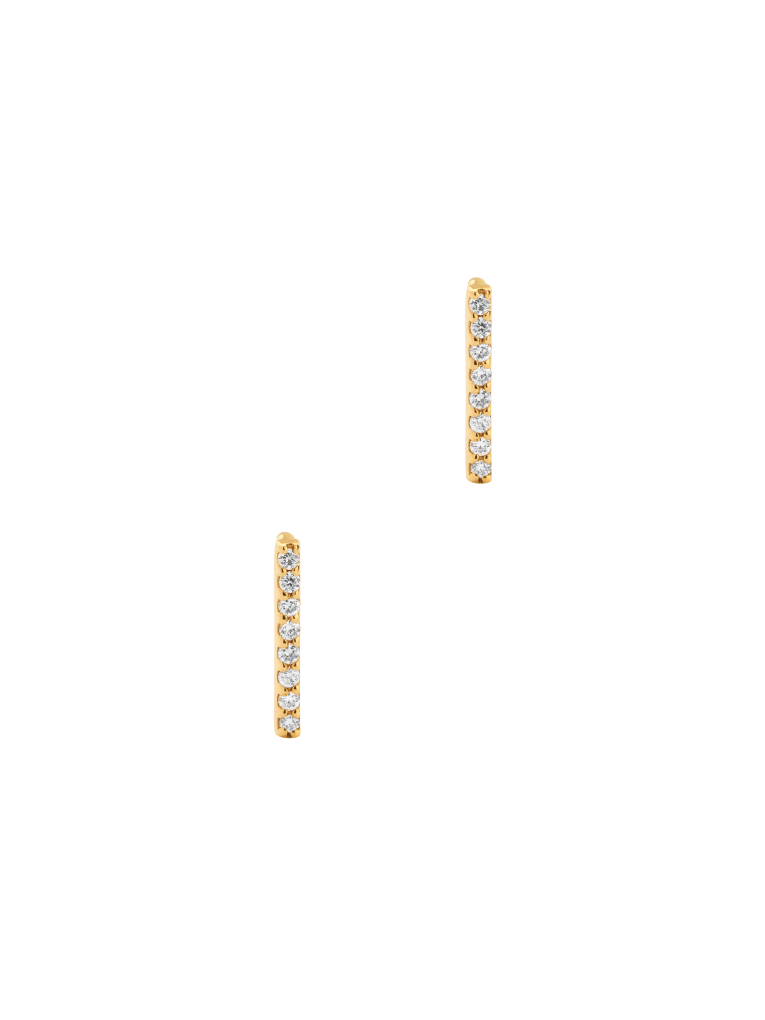Petite Diamond Thread Earrings