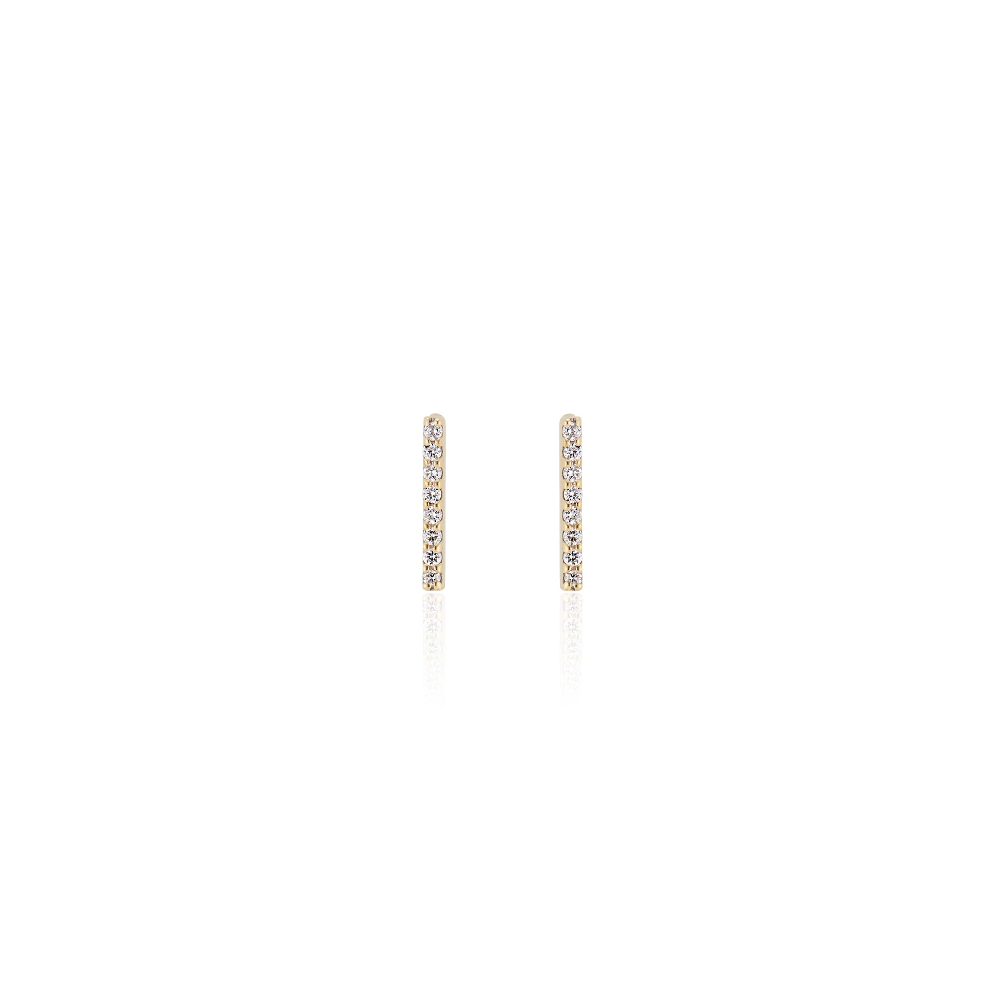 Petite Diamond Thread Earrings