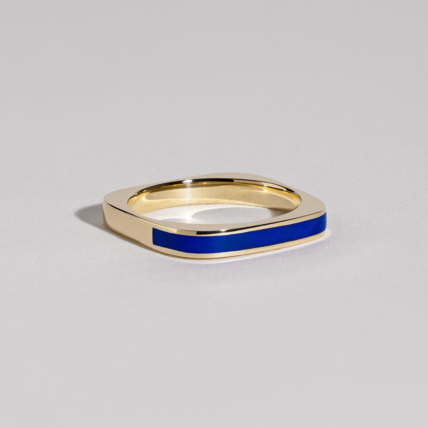 Kvadrat Lapis Inlay Ring