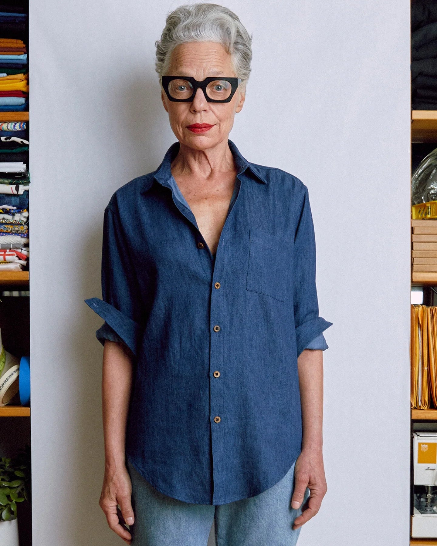The New Oxford in Indigo Hemp Denim