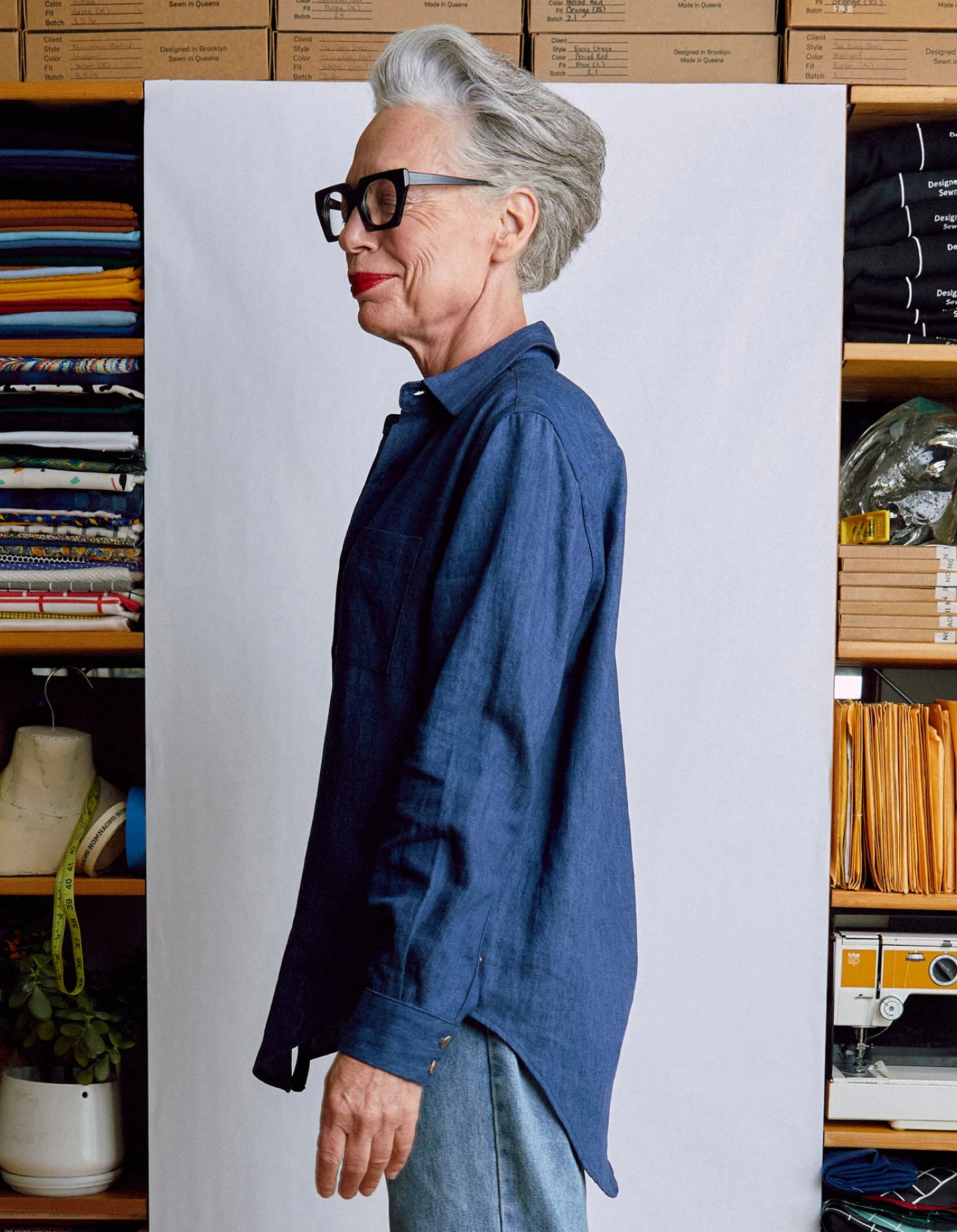 The New Oxford in Indigo Hemp Denim