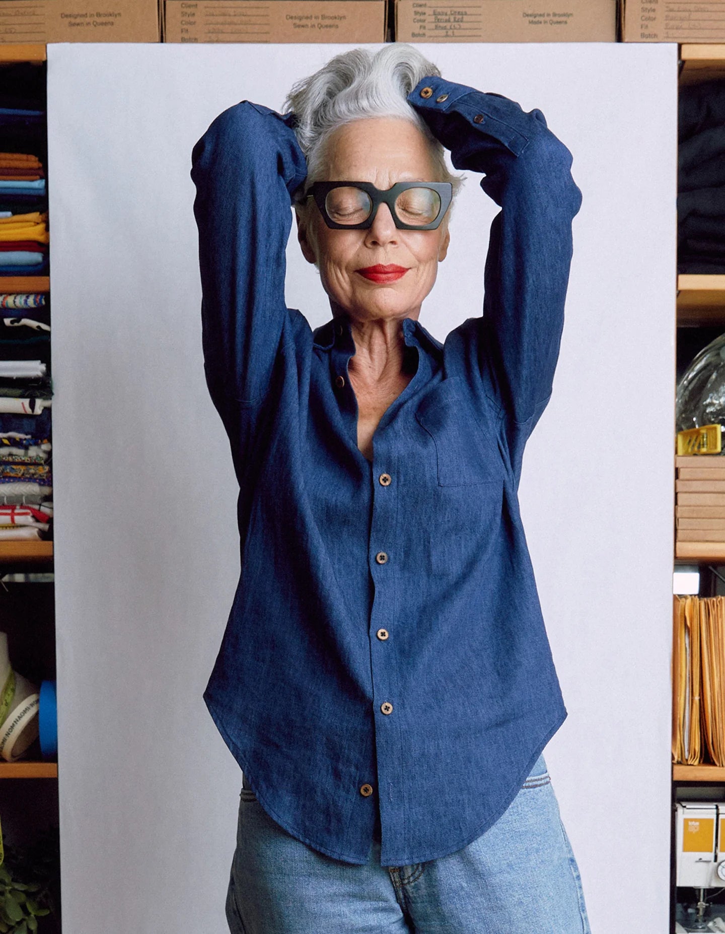 The New Oxford in Indigo Hemp Denim