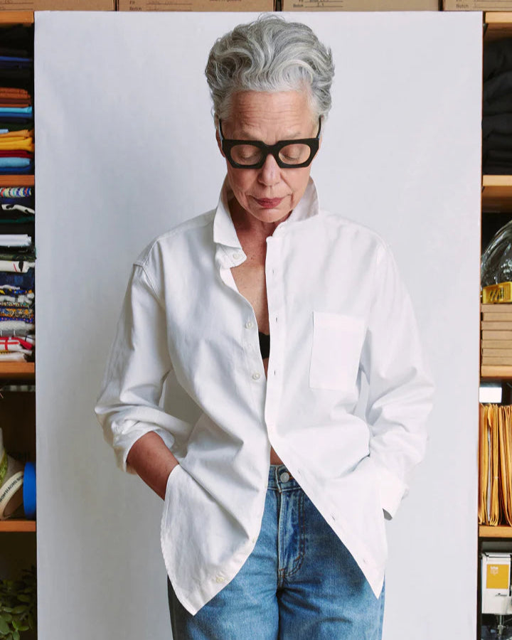 The New Oxford in Crisp White Cotton