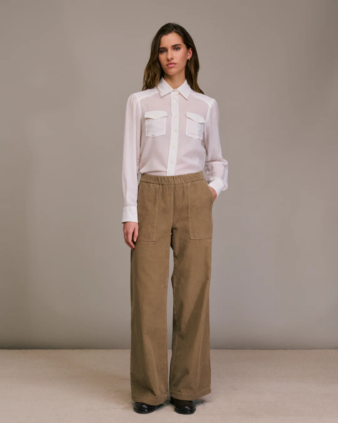 Perillo Cords in Taupe