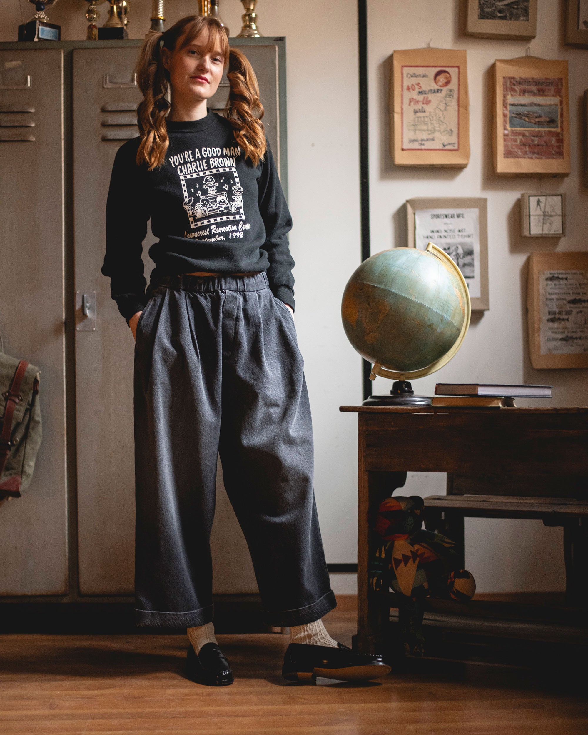 Type 105 Pump Pant in Faded Black