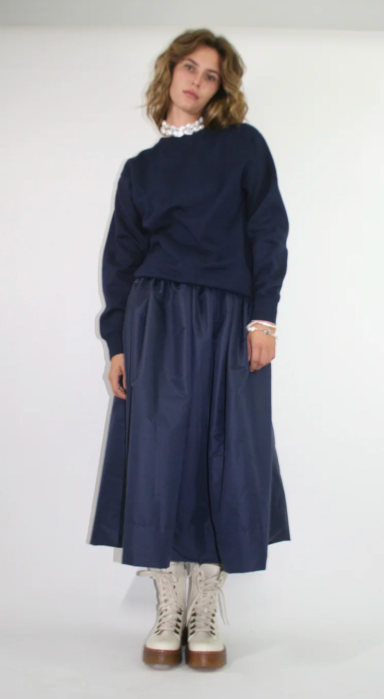 Tech Skirt in Navy
