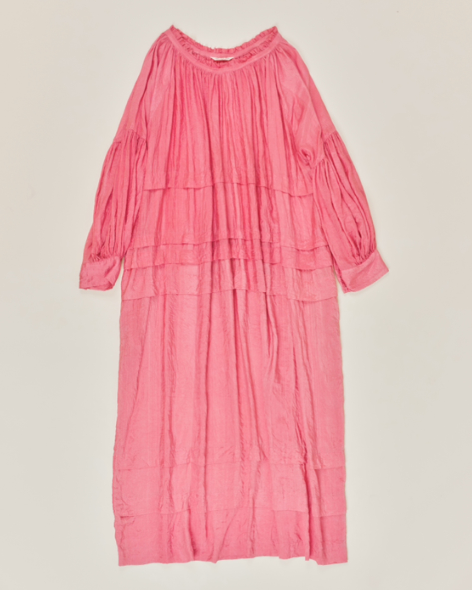 Alva Dress in Pink Salmon