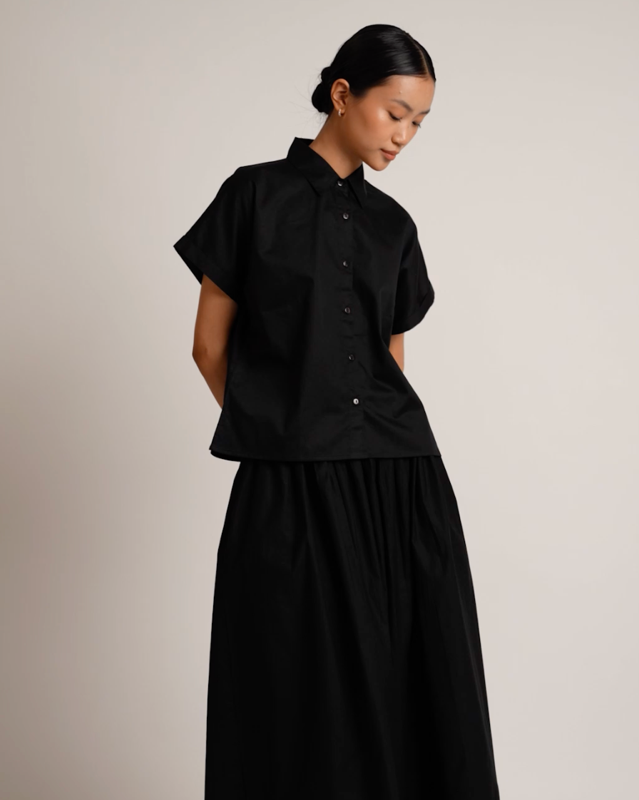 Relaxed Shirt in Black