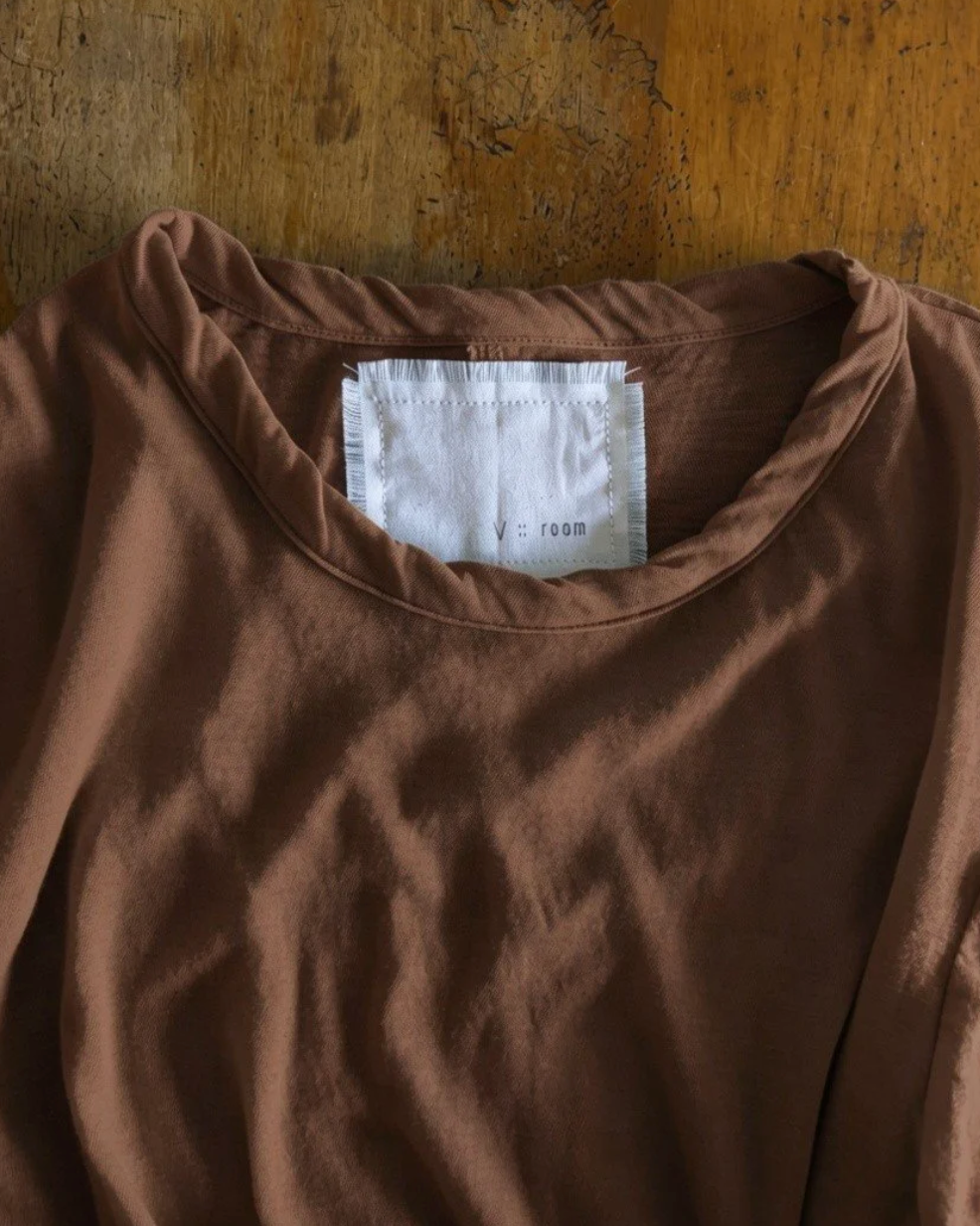 Hi-Soft Jersey Crew in Chocolate