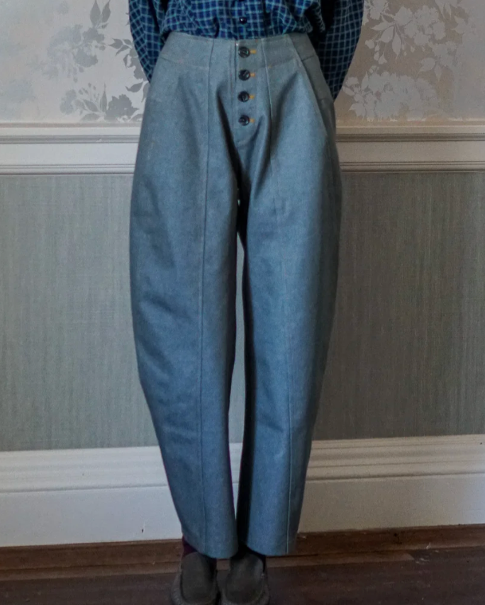 Aldous Barrel Leg Jean in Olive