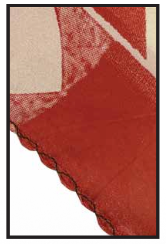 Heart Silk Scarf in Red