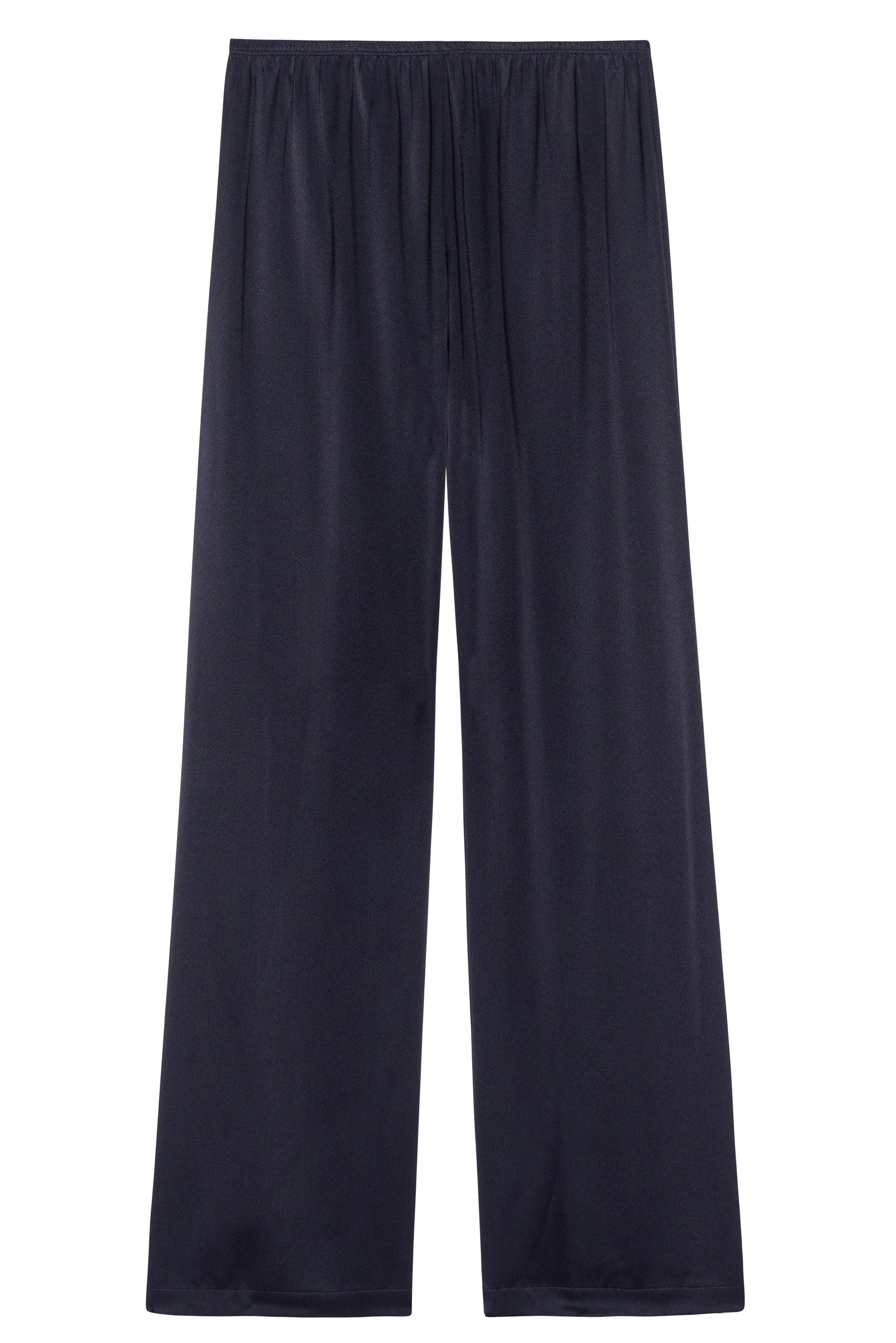 The Silk Simple Pant in Navy