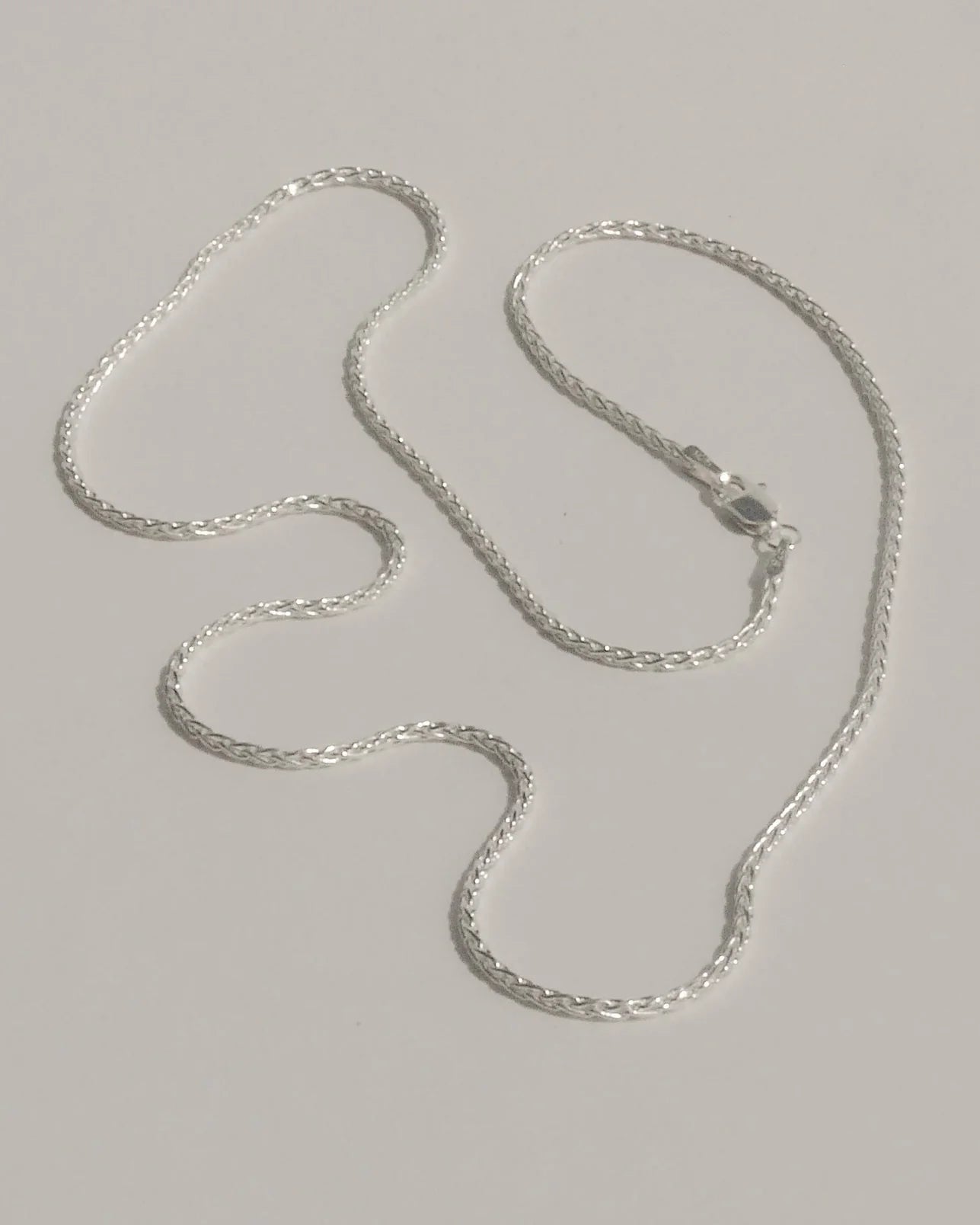 Heritage Wheat Chain 20" in Sterling Silver