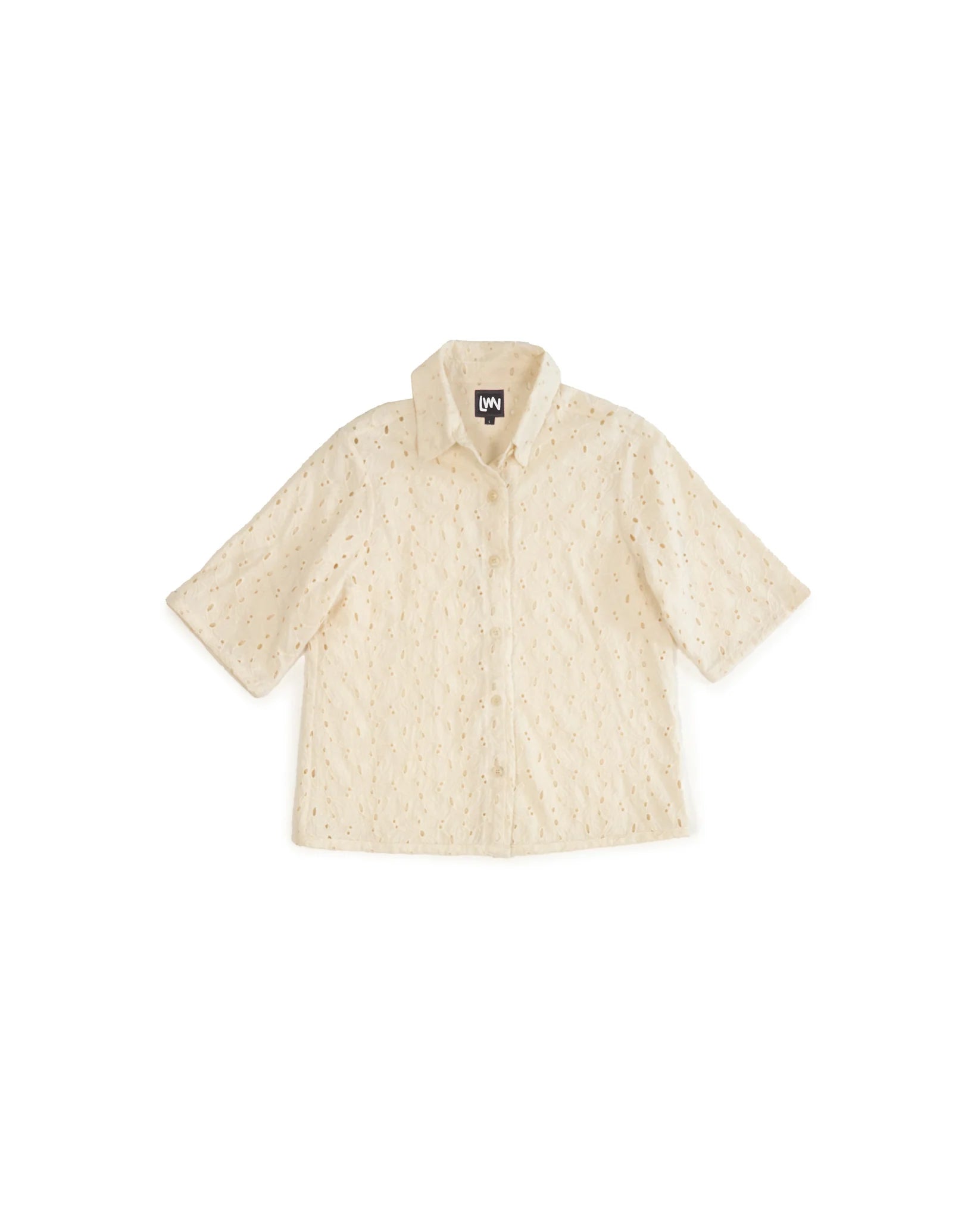 Sisal Shirt in Ecru Flower