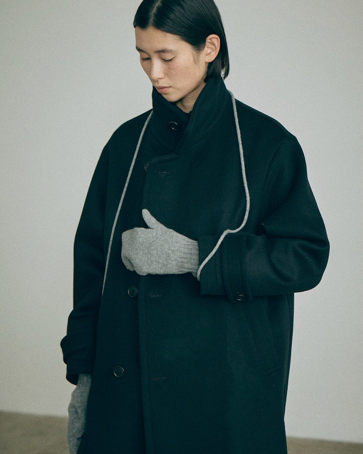 Theo Coat in Navy
