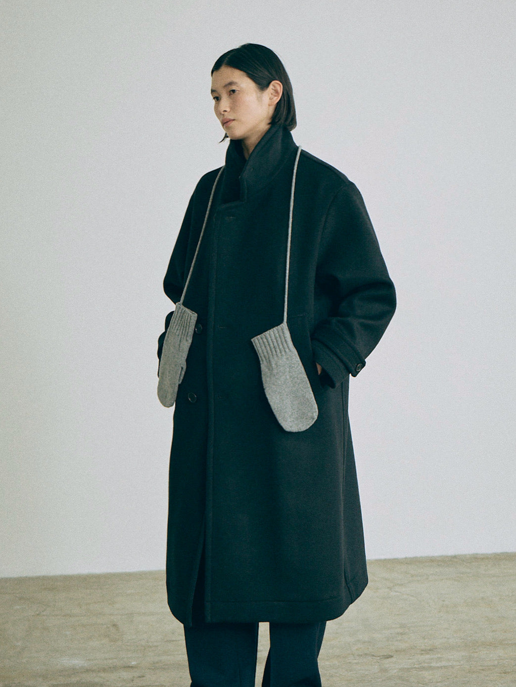 Theo Coat in Navy