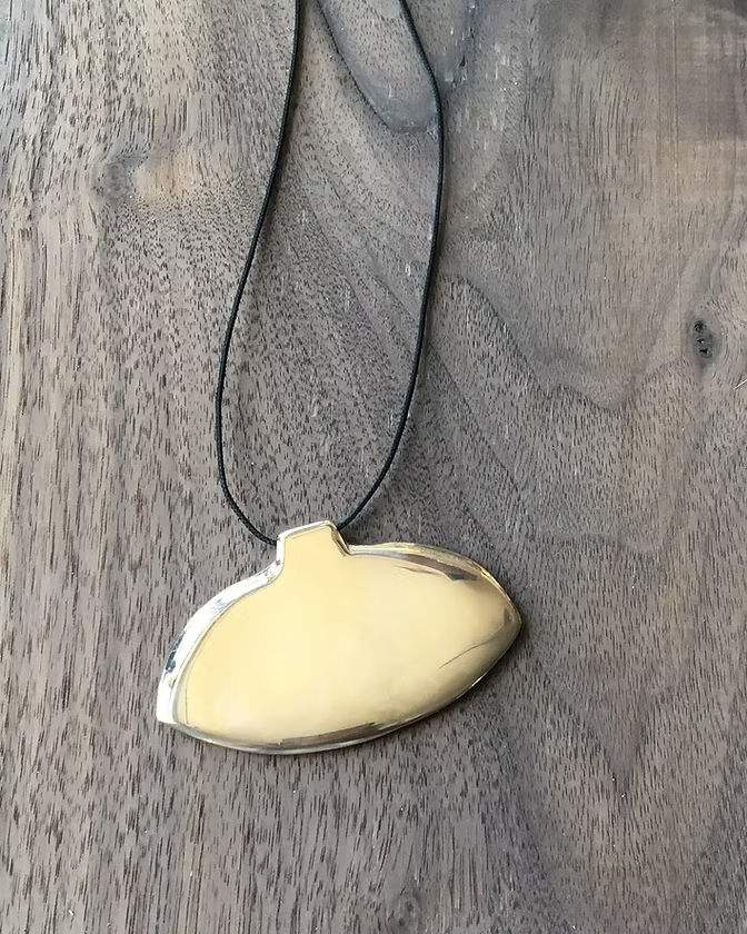 Brass and Nylon Ulu Necklace