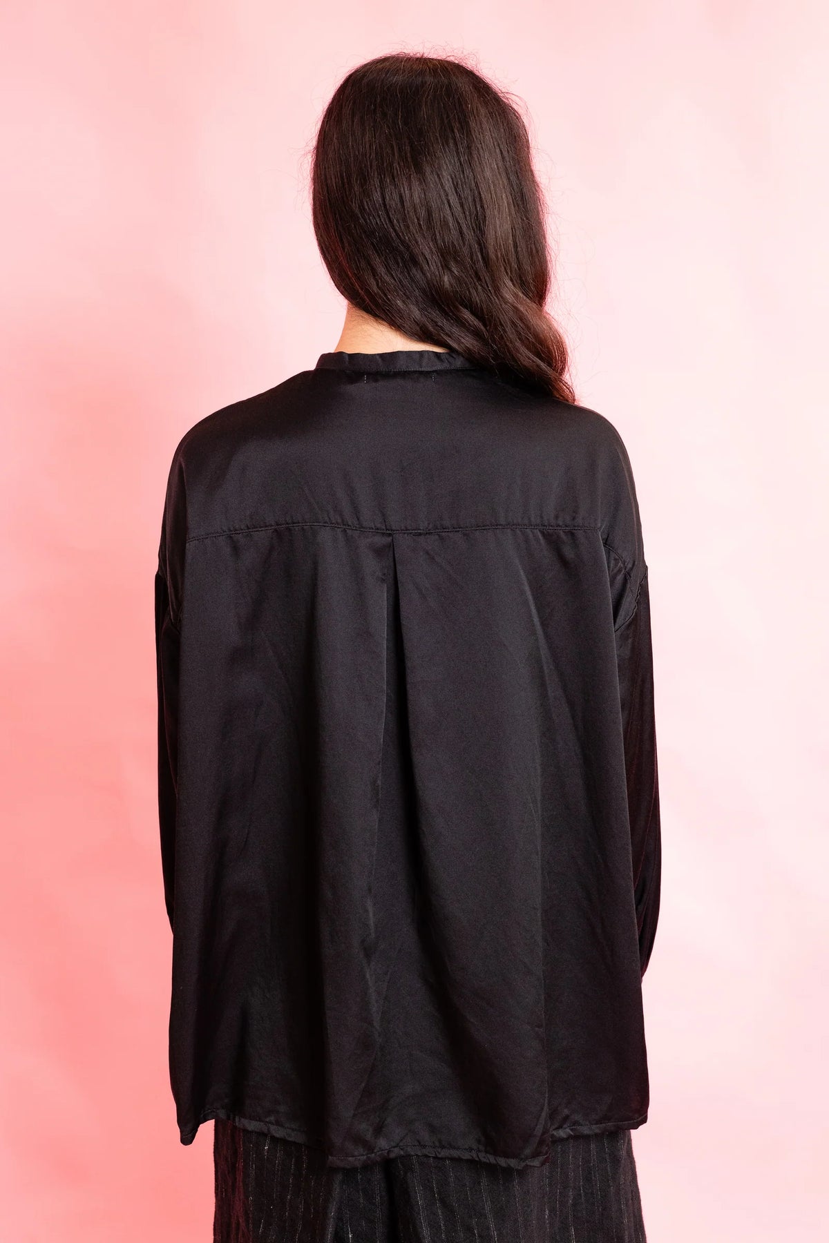 Button Thru Shirt in Anthracite