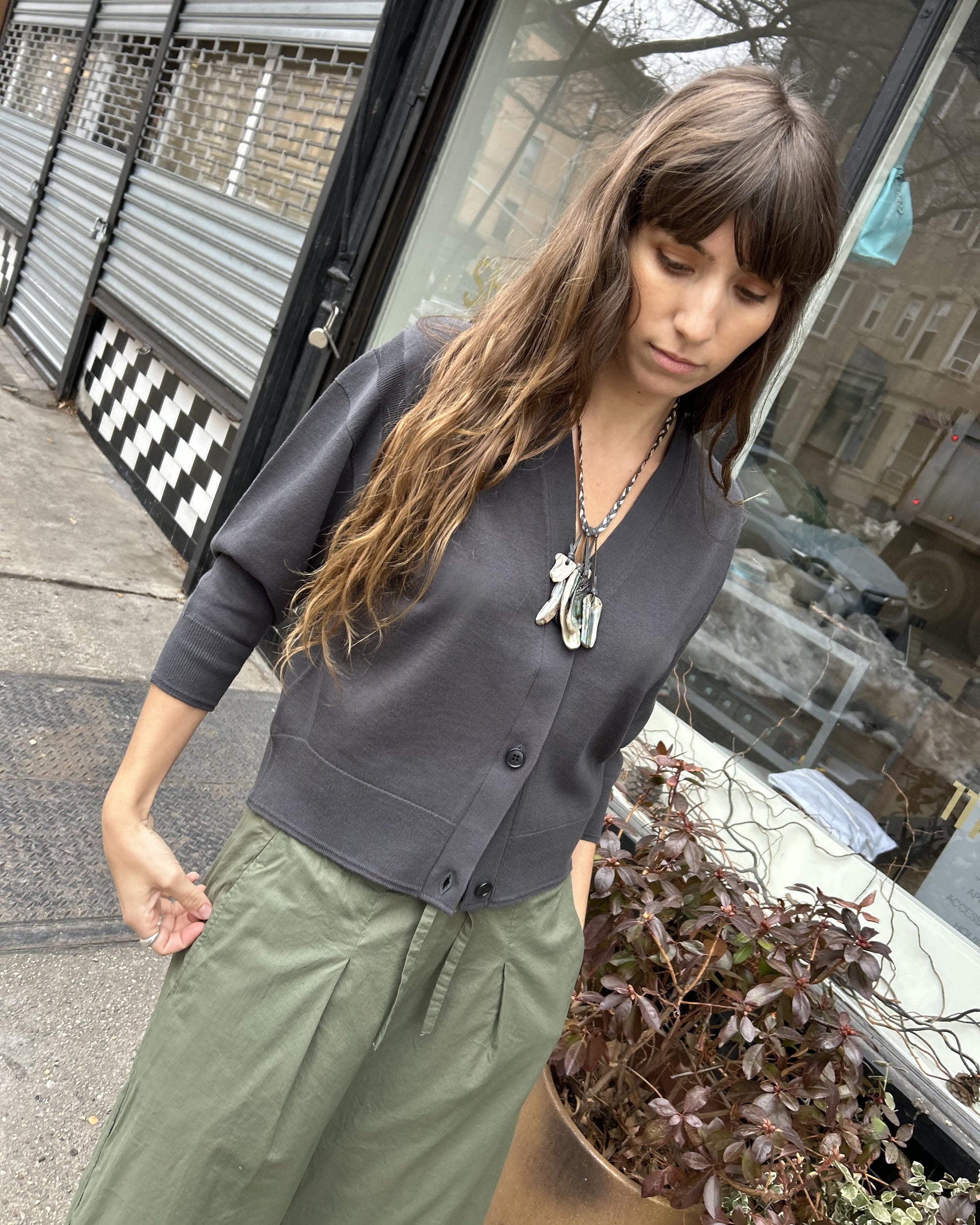 Cove Sweater in Charcoal