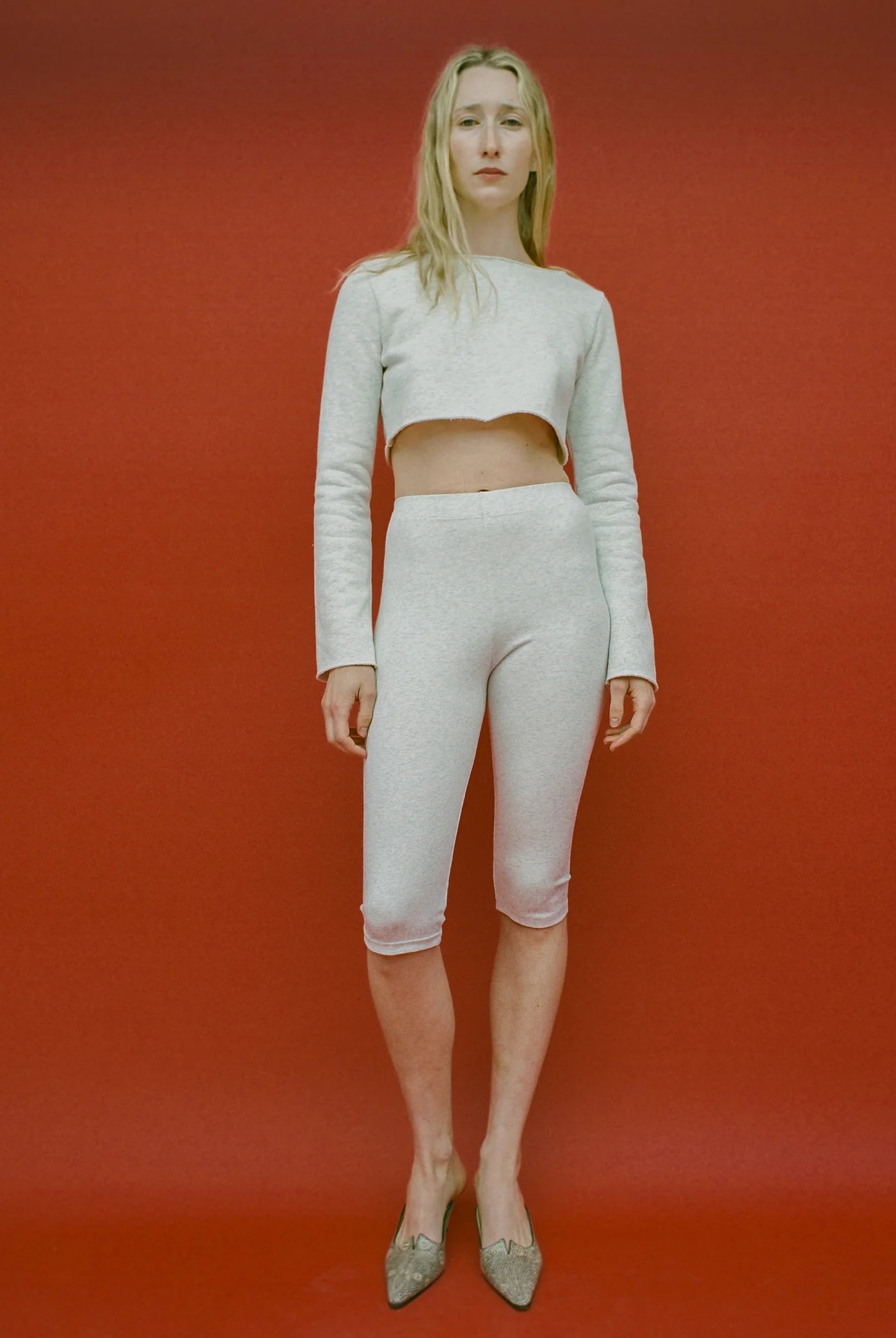 Capri Leggings in Ash Grey