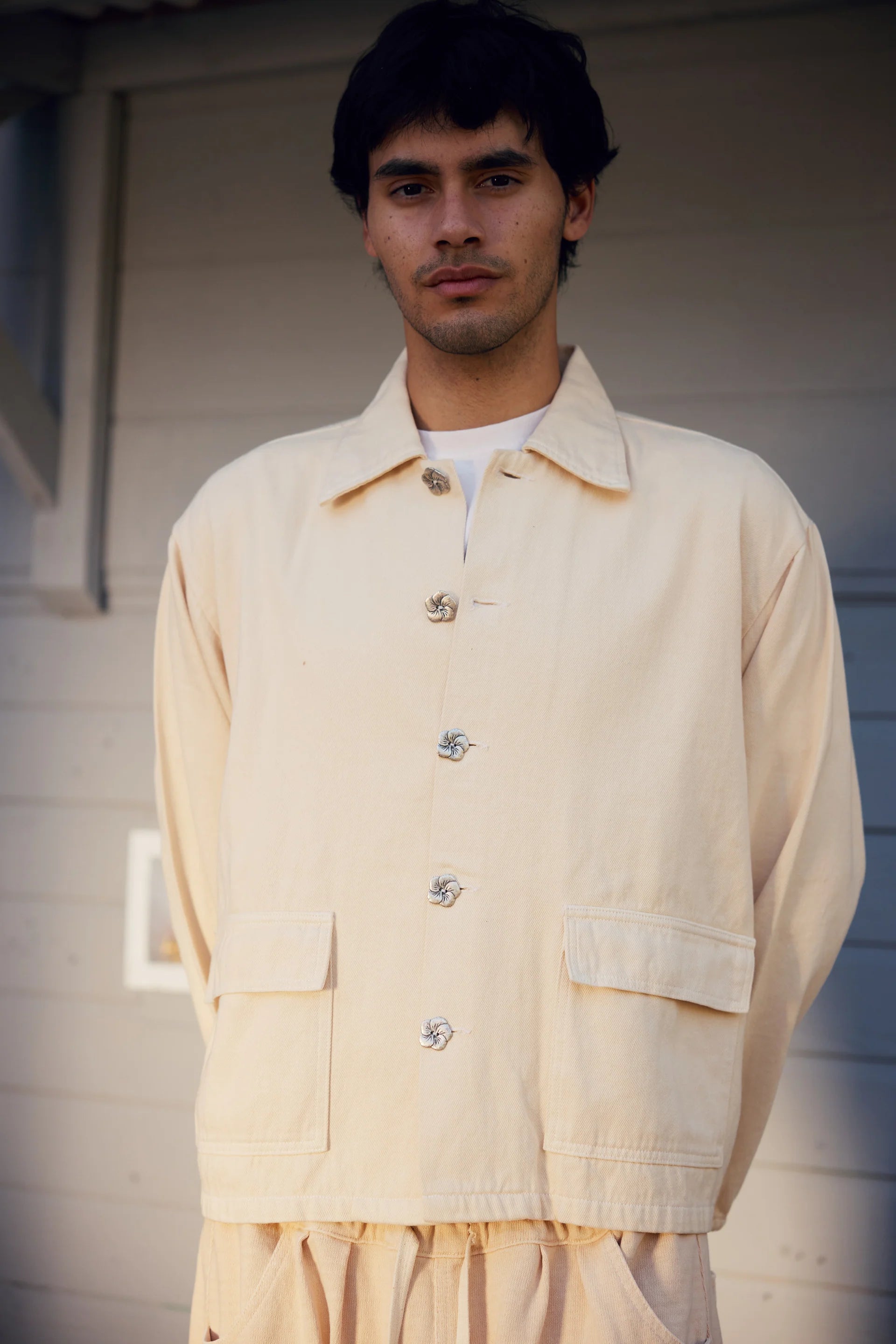 Community of Lovers Work Jacket in Leaf Green