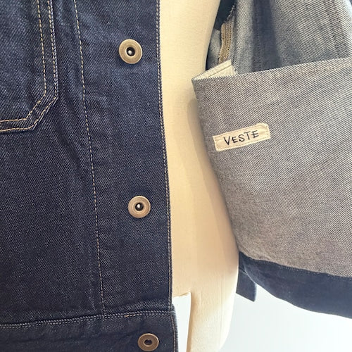Sissy Indigo Denim Jacket in Dark Wash
