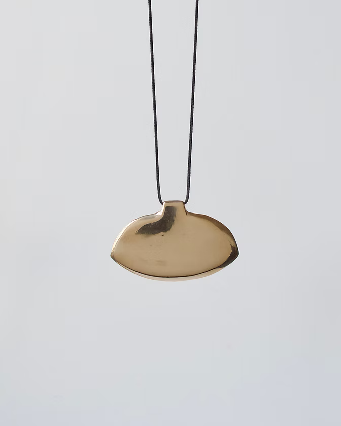 Brass and Nylon Ulu Necklace