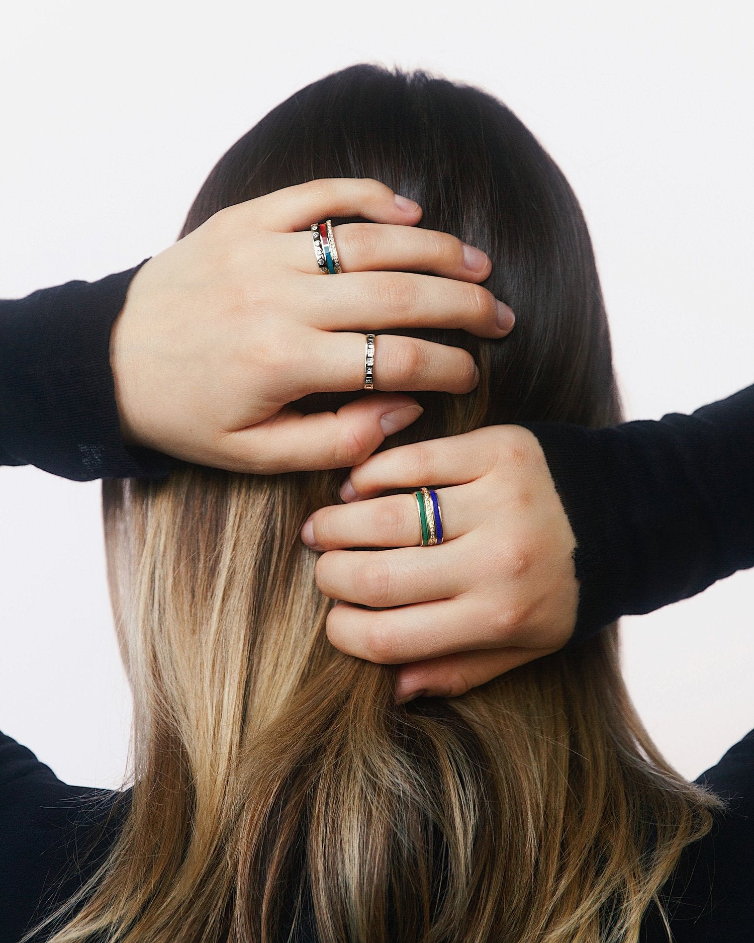 Kvadrat Lapis Inlay Ring