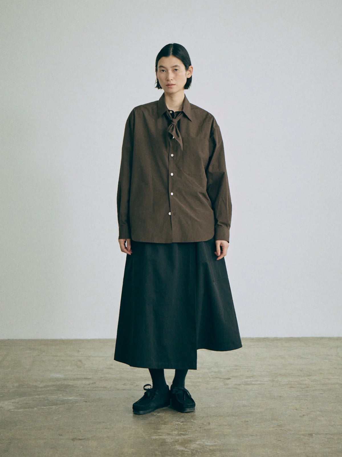 Elen Button Down in Brown