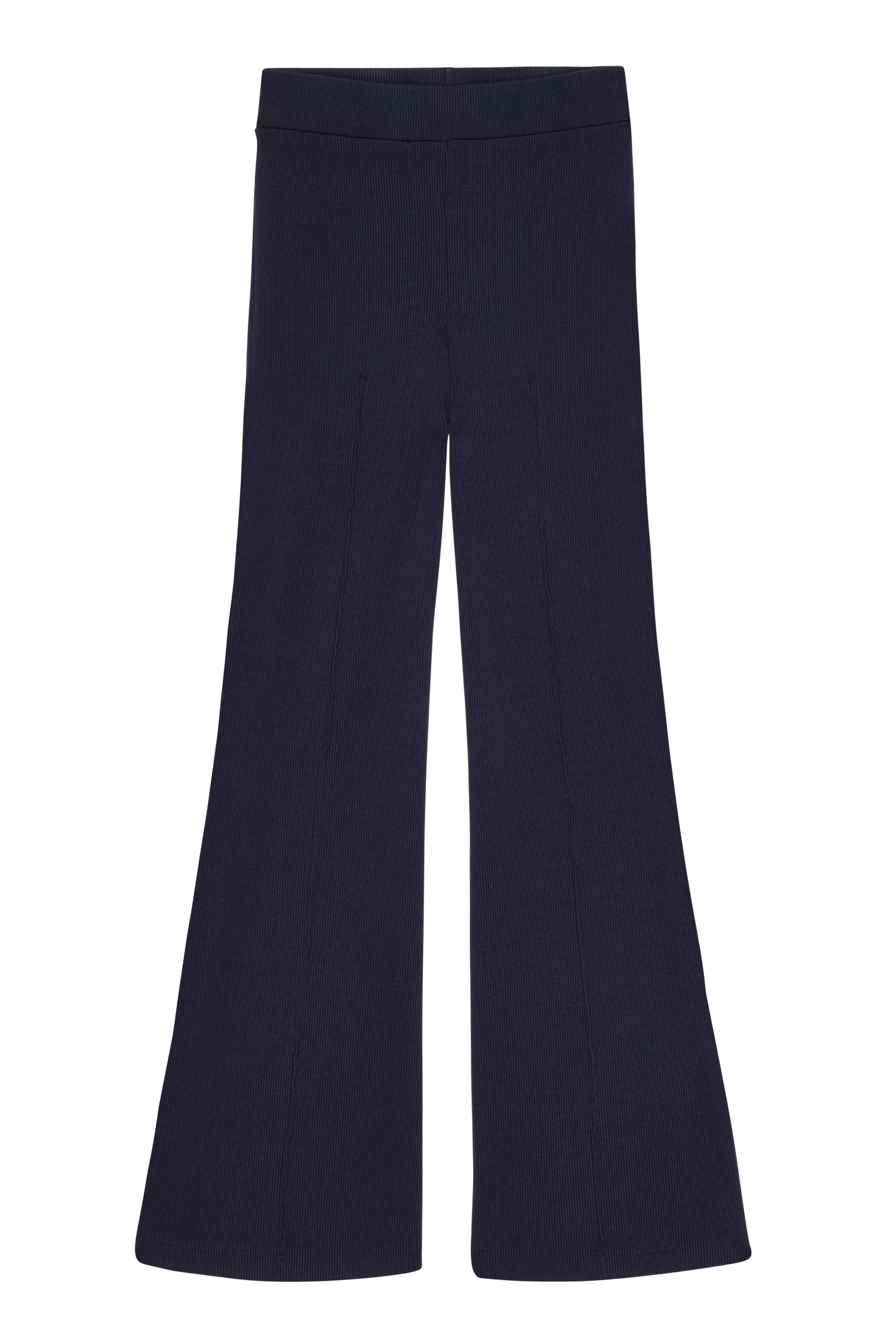 The Rib Kick Flare in Navy