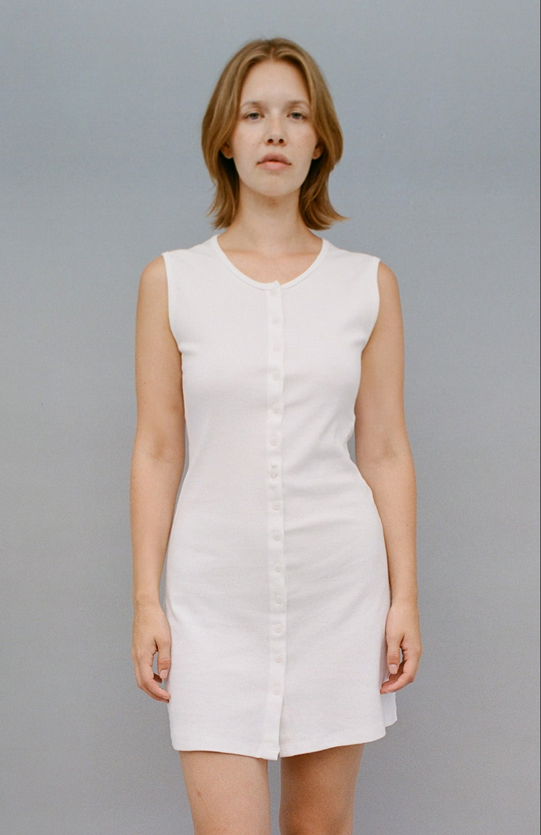 Sophie Mini Dress in White