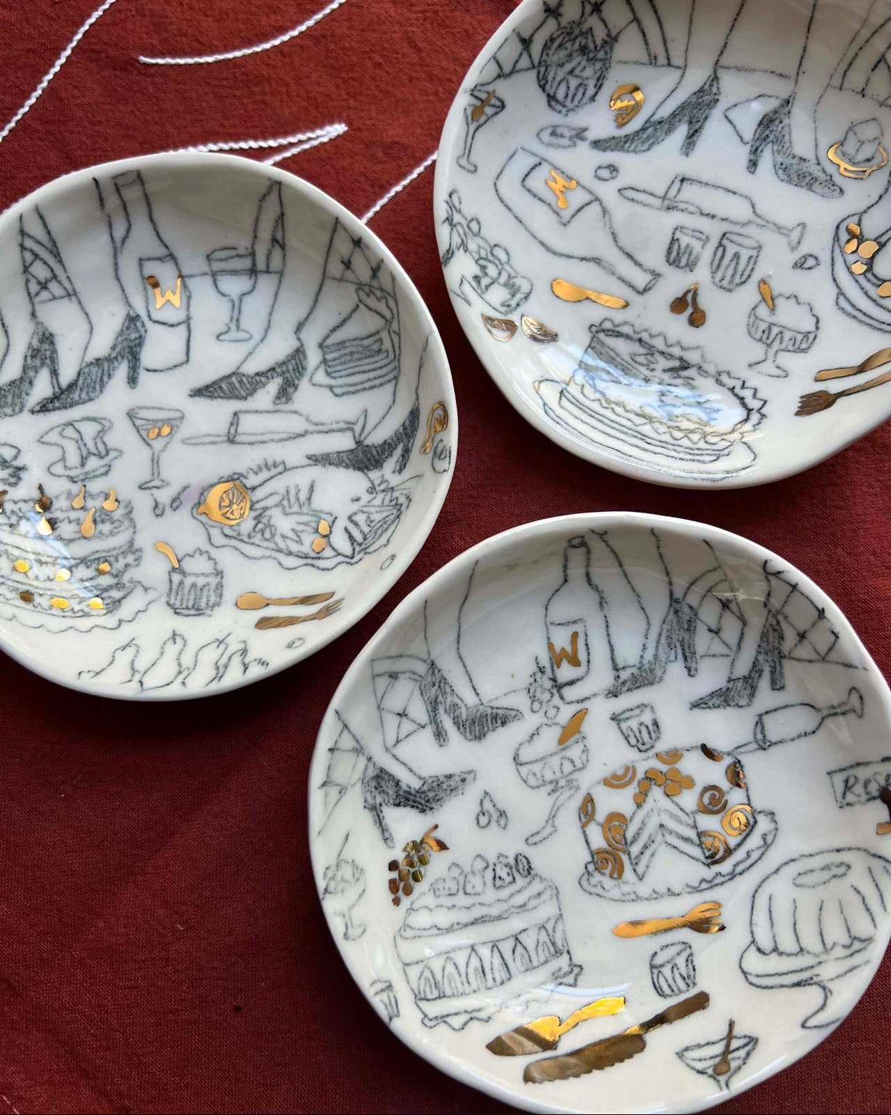 Illustrated Ceramic Dish